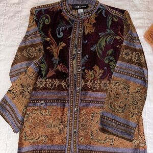 Sag Harbor Multicolor Tapestry Jacket